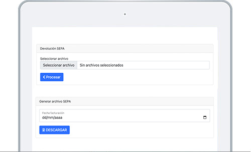 sepa generar archivos